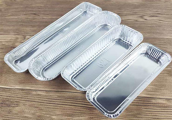 Application of aluminum foil container